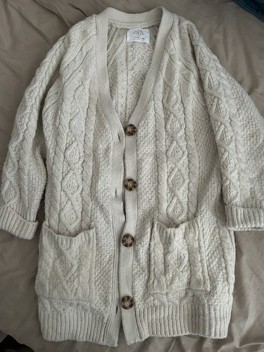 Zara kids lange strickjacke - zara,