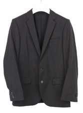 Hugo Boss Amaro/Heise Blazer Herren US 36R Einreihig Wollmischung Schwarz