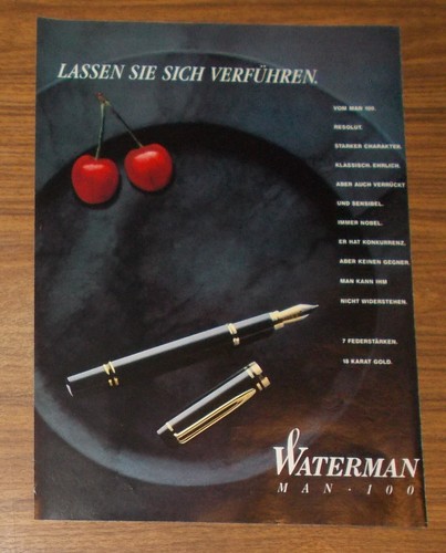 Seltene werbung waterman man - waterman,