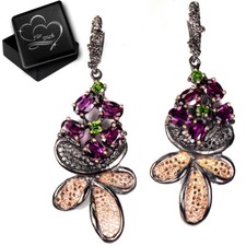 Echte Chrom Diopsid Granat