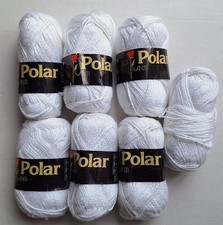For Avanti Polar-7x50g. 40% Wolle, 50% Viscose, 10% Polyacryl. Farbe - weiß 