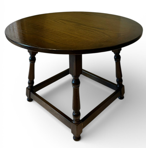 Vintage runder tisch - runder,