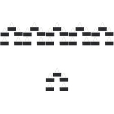  Set of 6 Kreidetafel Zum