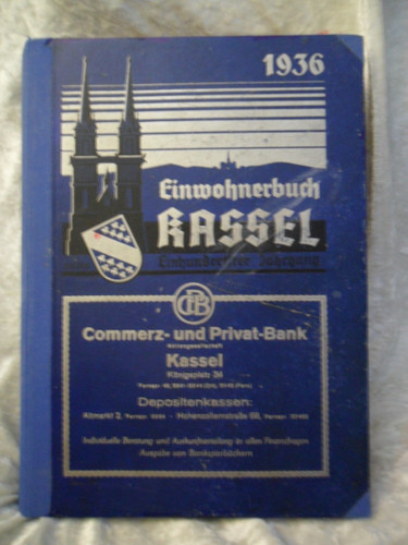 Rarität einwohnerbuch - -,