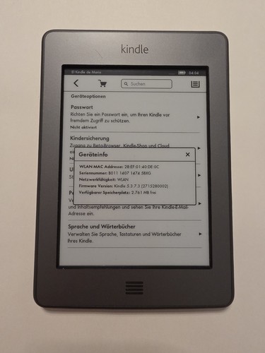 Amazon kindle touch - amazon,