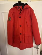 Superdry Men's Männer Everest Parka Jacke High Risk Red Signal Rot_ohne Fell!