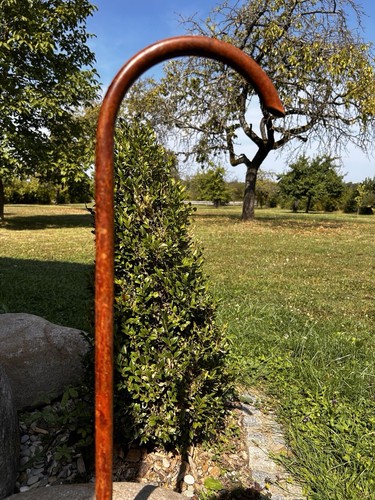 Brunnen einlauf rostoptik - einlauf,