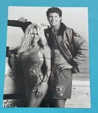 David Hasselhoff + Pamela Anderson  BAYWATCH  - signed, original Autogramm !!!