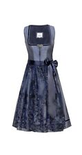 Dirndl Marisol 65 Länge  Marjo Mididirndl  dunkelblau Spitze Designer NEU 40 42