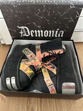 Demonia Unisex Plateauschuhe schwarz Magic Mirror Platform Boots/Shoes Gr 38
