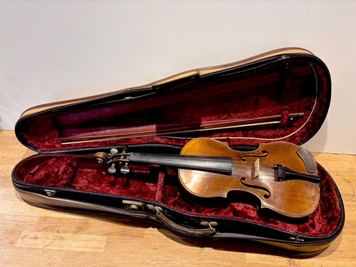 Vintage geige mit koffer - 4/4,