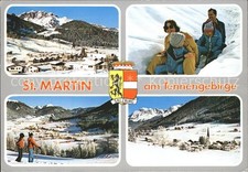 St Martin Tennengebirge Ansichten Schlitten Ski 
