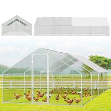 Hühnerstall mit Deckung PVC