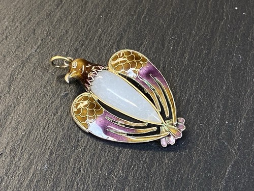 Anhänger jugendstil medaillon - anhÄnger,