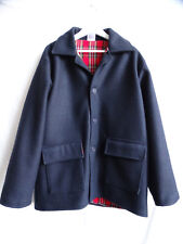 Donkey Jacket Coat Tartarn Futter Worker Jacke NOS navy XL Made in England Vtg