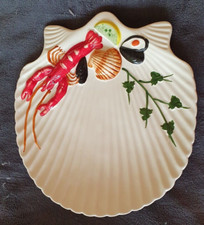 Teller, Languste+Muschel, Domestic by Mäser, mehrfarbig, Zustand: gebraucht