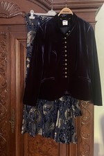 Alba Moda Damenanzug Samt Rock 