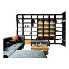 Hülsta Wohnwand Mega-Design Schichtplatten Mit Oberflächenlackbeschichtung 