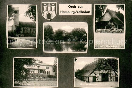Volksdorf hamburg kirche see - hamburg,