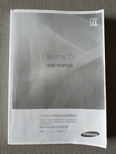 Handbuch Bedienungsanleitung Manual für Samsung Plasma TV Series 4