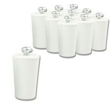 10 x Rolladenstopper weiß