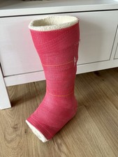 Gipsfuß Gipsbein SLC rot Gr