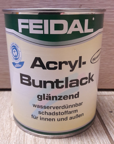Feidal acryl buntlack 375l - acryl, 0,375l