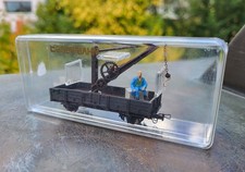 original Egger Bahn H0e Kranwagen TOP in Original Egger-Box