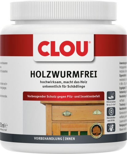 Clou holzschutz holzwurmfrei - holzschutz,