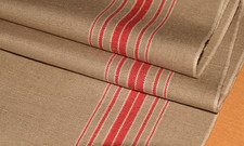 Antikes Rolltuch Leinentuch