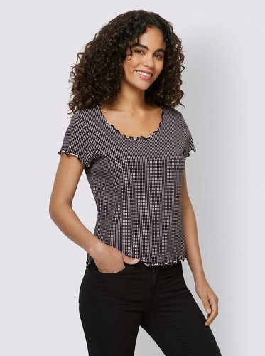 Shirt schwarz damen linea - shirt,