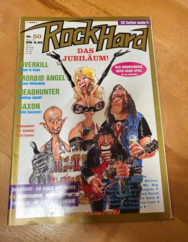 Rock hard magazin mai - rock,