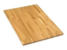 Exklusive Holztischplatte, Eiche, 70 x 70 x 3,2 cm - A