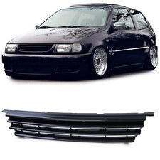 Sport Grill Kühlergrill ohne Emblem Schwarz für VW Polo 6N 94-99