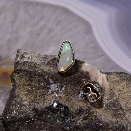 Edelopal ohrring 925er - edelopal,