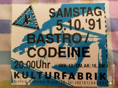 Bastro codeine live gig - codeine,