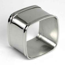 4 SERVIETTEN RINGE Messing