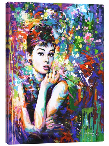 Leinwandbild audrey hepburn - audrey,