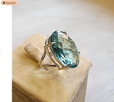 Aquamarine Gemstone Ring 925