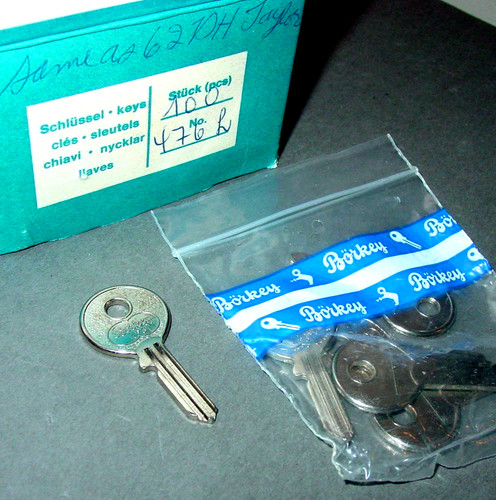 Vintage borkey 476l - 5, key