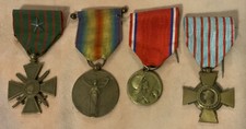 Französische medaillen 1 - 4,