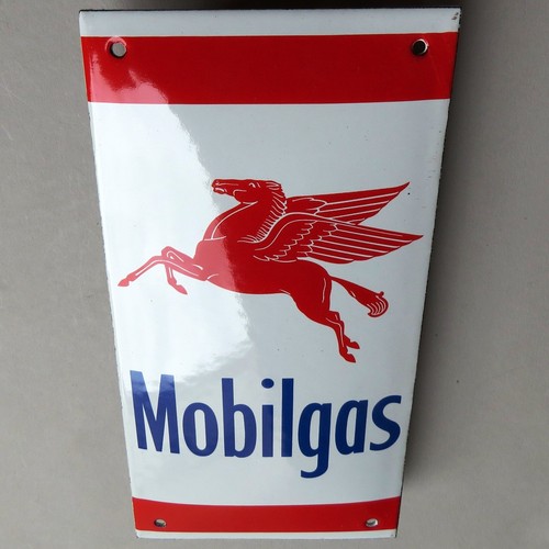 Mobilgas tür emailschild - =,