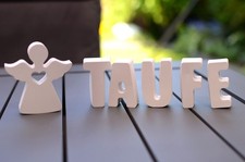 Deko   Taufe  Schutzengel  6er Set  Dekoration