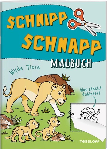 Schnipp schnapp malbuch wilde - schnipp,