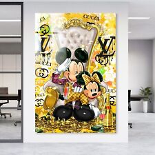 WANDBILD Minnie und Mickey