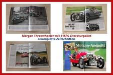 Morgan Threewheeler mit 115PS Literaturpaket - 4 komplette Zeitschriften