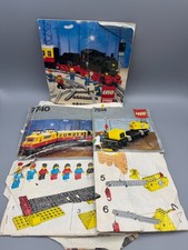 Lego Bauanleitung Eisenbahn 7740 7814 1980 Katalog Prospekt