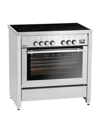 Bartscher Elektroherd 5 Platten Felder Glaskeramik Umluftbackofen E-Herd 155670