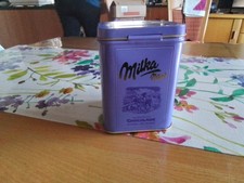 Blech Dose Milka Naps -  Nostalgie Edition no. 1 - 1996 - Höhe 11,5 cm Vintage