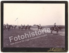 Foto CDV Kaiserparade in Berlin Tempelhof ca. 1910